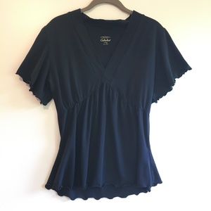 Cabela’s Women’s black short sleeve shirt size small